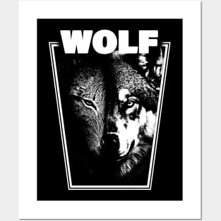 Angry Wolf Nature Posters and Art